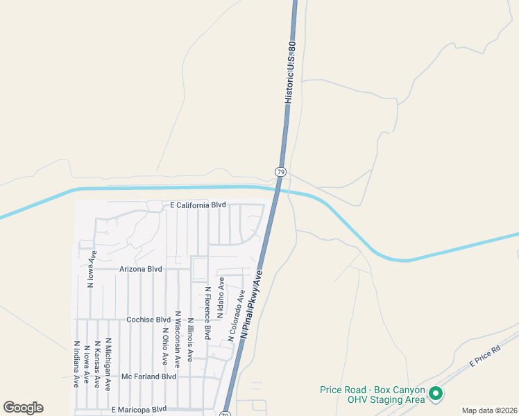 map of restaurants, bars, coffee shops, grocery stores, and more near 907 East California Boulevard in Florence