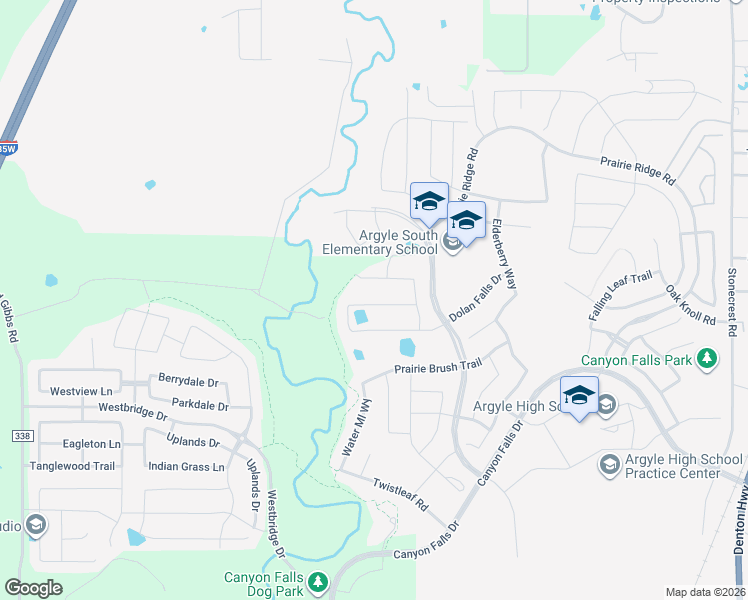 map of restaurants, bars, coffee shops, grocery stores, and more near 11716 Bull Creek Drive in Northlake