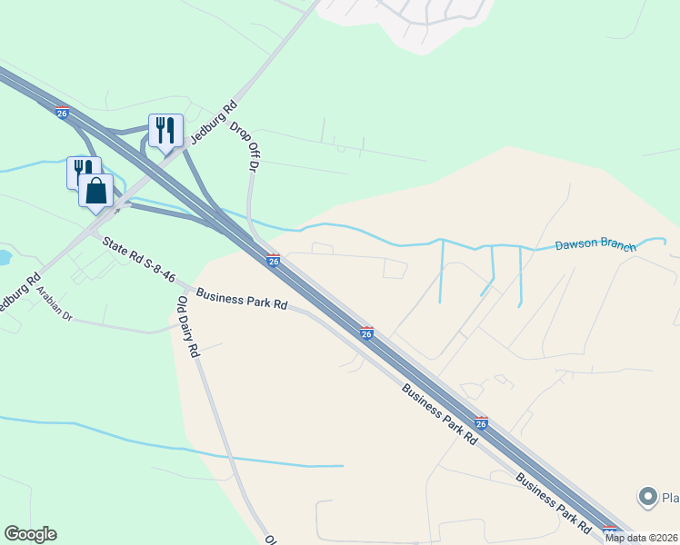 map of restaurants, bars, coffee shops, grocery stores, and more near 896 Drop Off Drive in Summerville