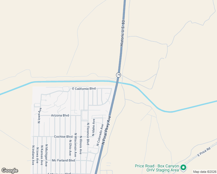 map of restaurants, bars, coffee shops, grocery stores, and more near 907 East California Boulevard in Florence