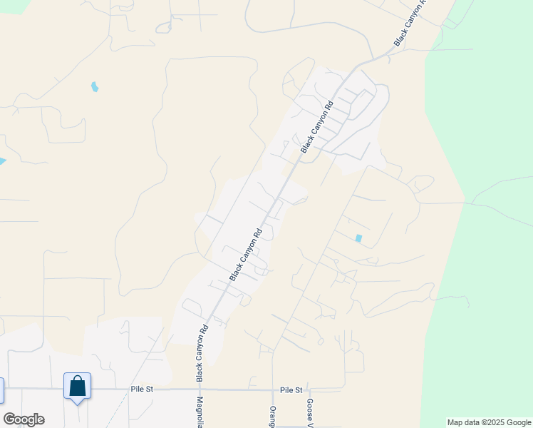 map of restaurants, bars, coffee shops, grocery stores, and more near 2050 Black Canyon Road in Ramona