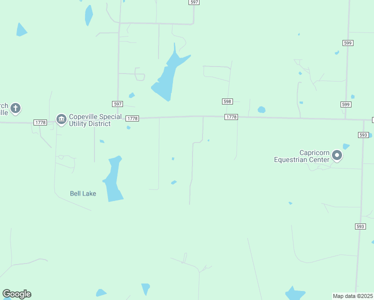 map of restaurants, bars, coffee shops, grocery stores, and more near 16694 Farm to Market Road 1778 in Farmersville