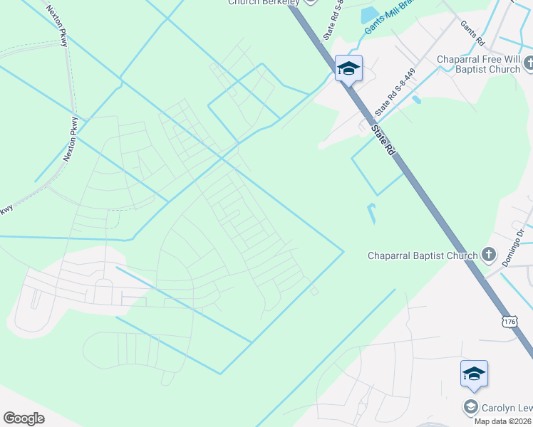 map of restaurants, bars, coffee shops, grocery stores, and more near Briarpatch Lane in Summerville
