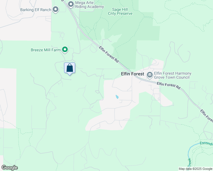 map of restaurants, bars, coffee shops, grocery stores, and more near 7101 Circa De Media in Escondido