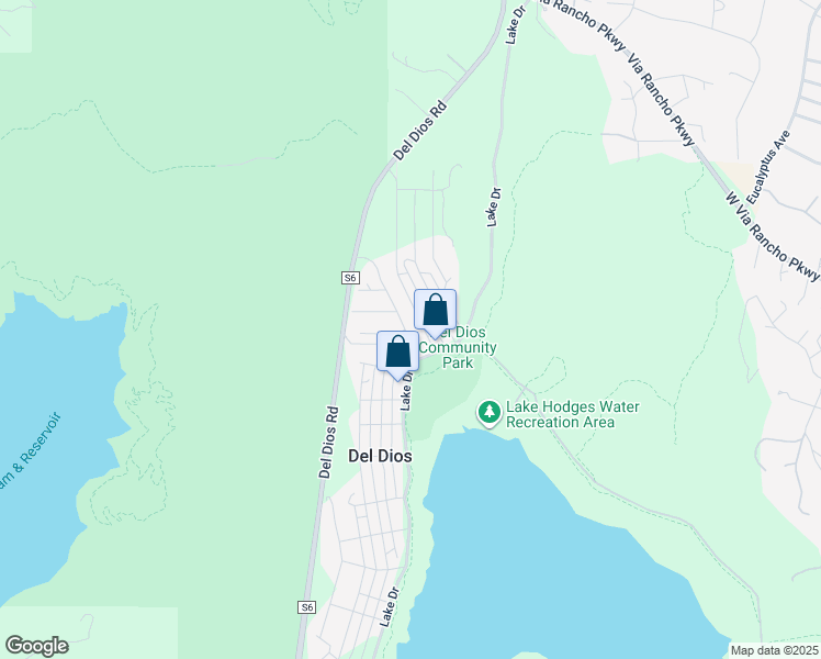 map of restaurants, bars, coffee shops, grocery stores, and more near 20135 Elm Lane in Escondido