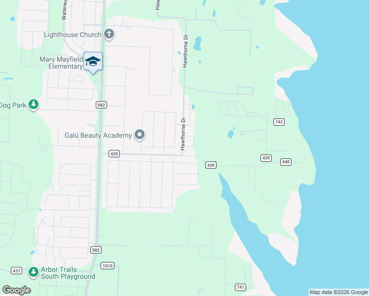 map of restaurants, bars, coffee shops, grocery stores, and more near County Road 439 in Princeton