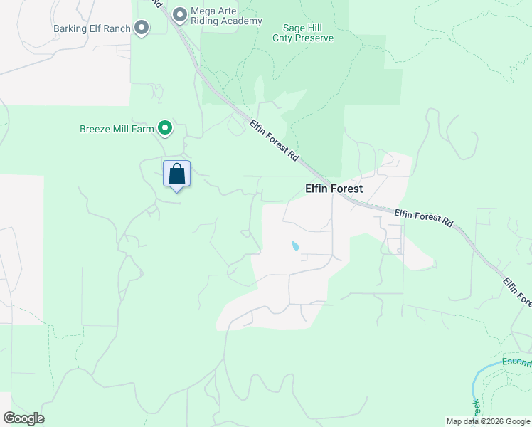 map of restaurants, bars, coffee shops, grocery stores, and more near 6949 Elfin Oaks Road in Escondido