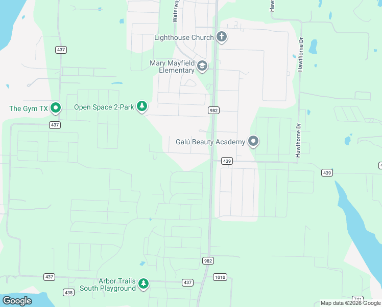 map of restaurants, bars, coffee shops, grocery stores, and more near Clark Court in Collin County