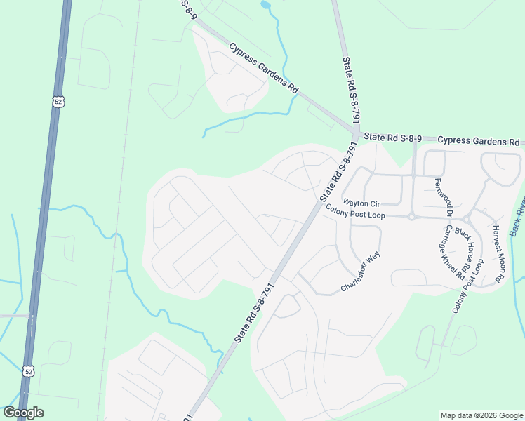 map of restaurants, bars, coffee shops, grocery stores, and more near 306 Citation Way in Moncks Corner