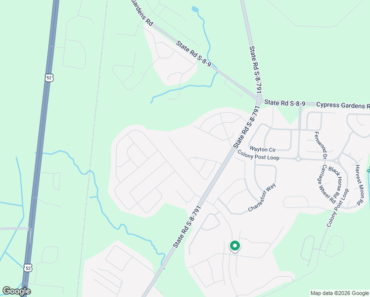 map of restaurants, bars, coffee shops, grocery stores, and more near 272 Whirlaway Drive in Moncks Corner