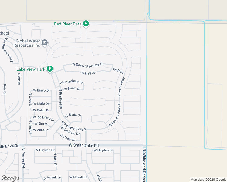 map of restaurants, bars, coffee shops, grocery stores, and more near 40301 West Bravo Drive in Maricopa