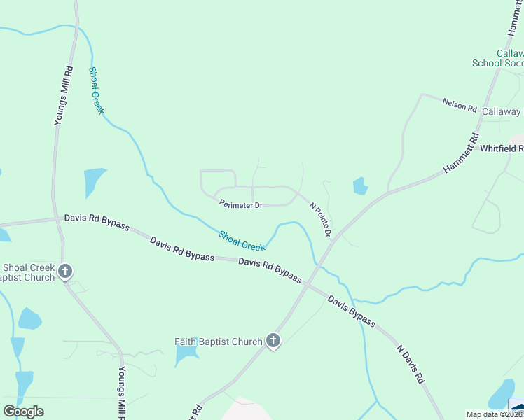 map of restaurants, bars, coffee shops, grocery stores, and more near 113 Perimeter Drive in LaGrange