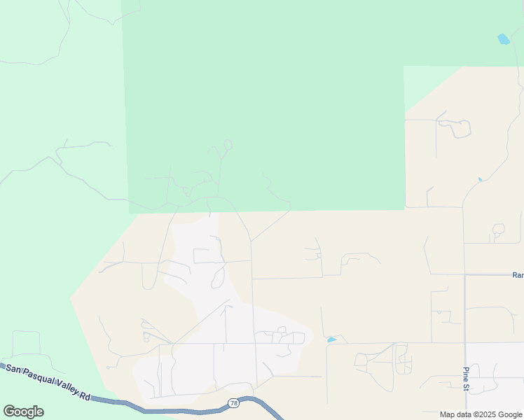 map of restaurants, bars, coffee shops, grocery stores, and more near 20249 Eagle Hill Lane in Ramona