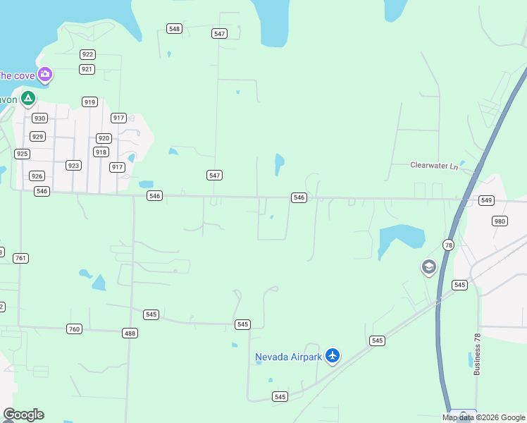 map of restaurants, bars, coffee shops, grocery stores, and more near 14350 County Road 546 in Nevada