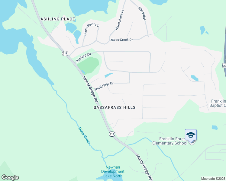 map of restaurants, bars, coffee shops, grocery stores, and more near 100 Ridgeview Drive in LaGrange