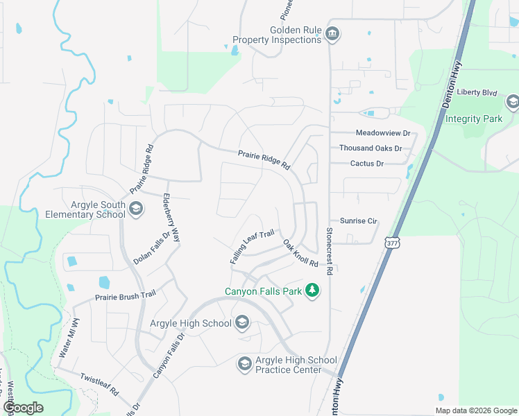 map of restaurants, bars, coffee shops, grocery stores, and more near 6720 Canyon Oak Court in Argyle
