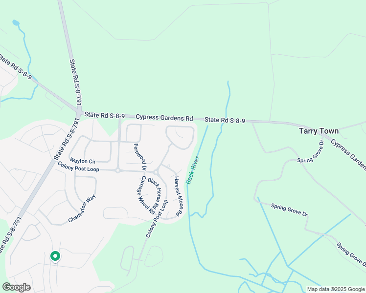 map of restaurants, bars, coffee shops, grocery stores, and more near 207 Oglethorpe Circle in Moncks Corner