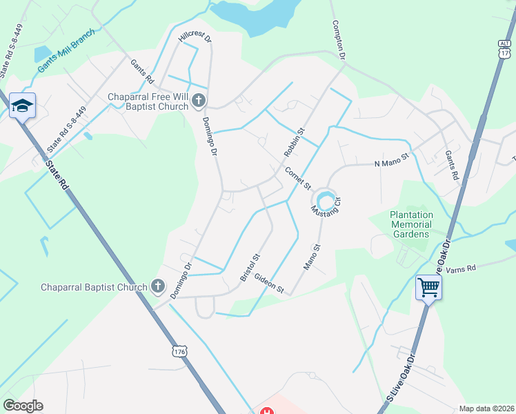 map of restaurants, bars, coffee shops, grocery stores, and more near 136 State Road S-8-868 in Moncks Corner