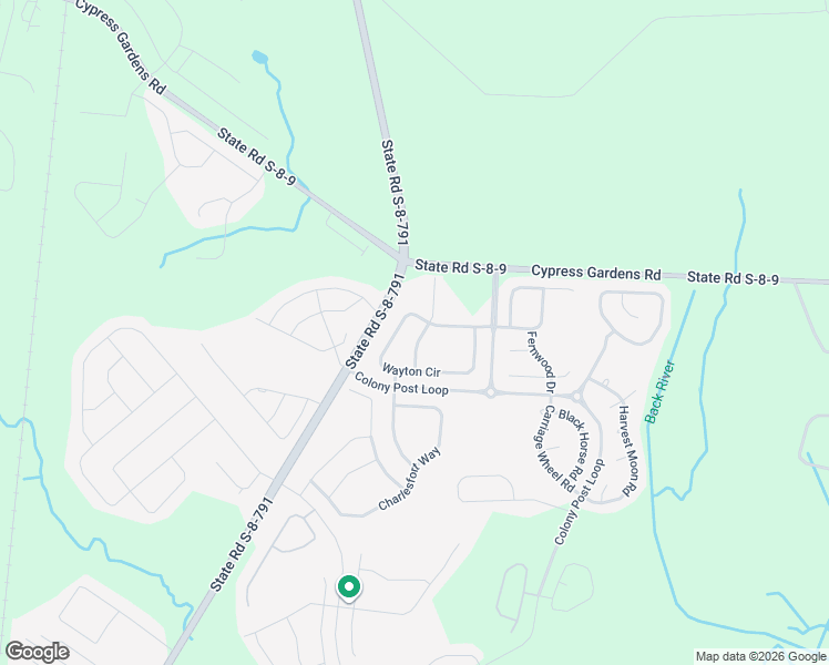 map of restaurants, bars, coffee shops, grocery stores, and more near 2838 Old U.S. 52 in Moncks Corner