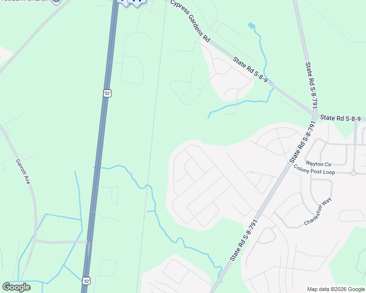 map of restaurants, bars, coffee shops, grocery stores, and more near 142 Cypress Plantation Road in Moncks Corner