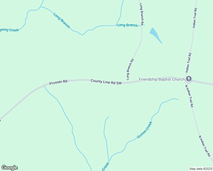 map of restaurants, bars, coffee shops, grocery stores, and more near 5071 County Line Road Southwest in Sparta