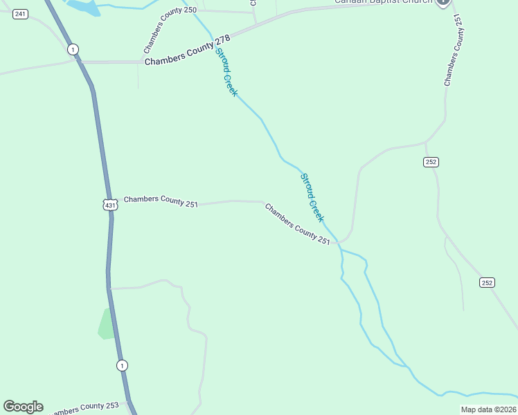 map of restaurants, bars, coffee shops, grocery stores, and more near 1432-2218 Chambers County 251 in Chambers County
