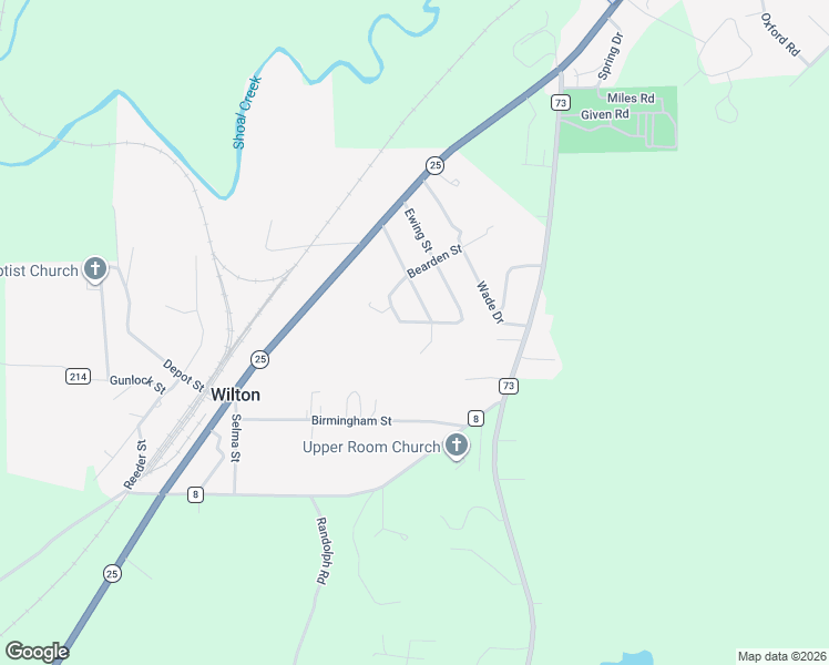 map of restaurants, bars, coffee shops, grocery stores, and more near 288 Ward Avenue in Montevallo