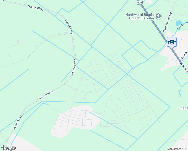 map of restaurants, bars, coffee shops, grocery stores, and more near Nexton Parkway in Summerville
