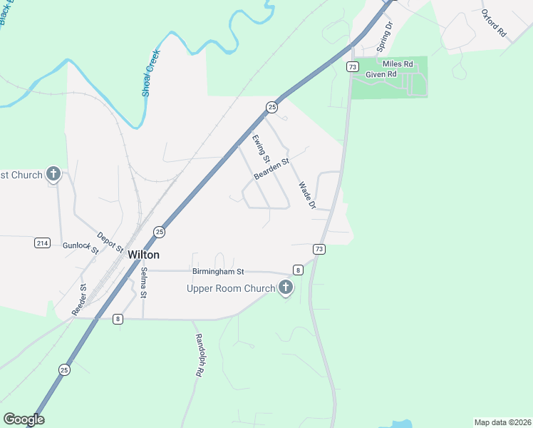 map of restaurants, bars, coffee shops, grocery stores, and more near 288 Ward Avenue in Montevallo