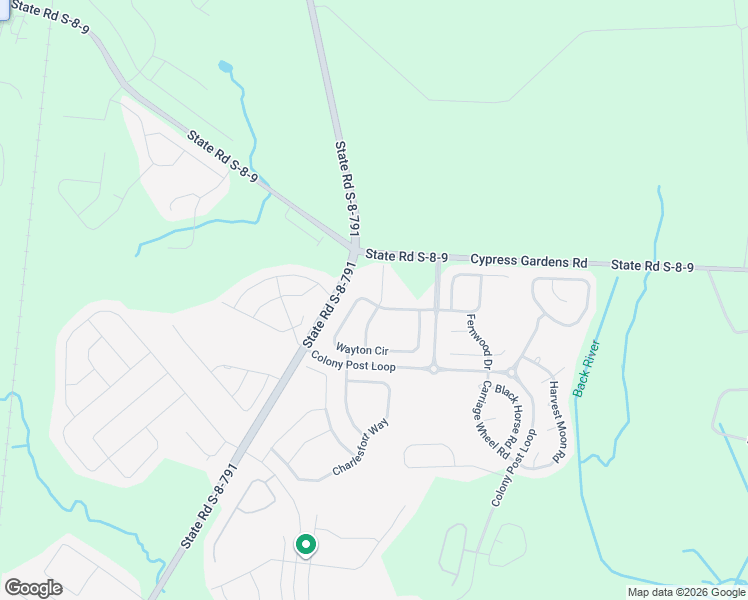 map of restaurants, bars, coffee shops, grocery stores, and more near 2838 Old U.S. 52 in Moncks Corner