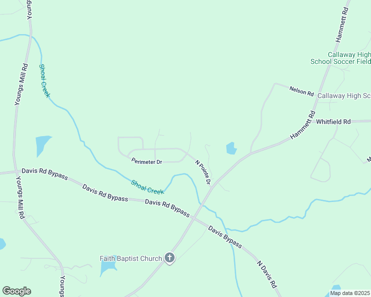 map of restaurants, bars, coffee shops, grocery stores, and more near 101 North Pointe Parkway in LaGrange