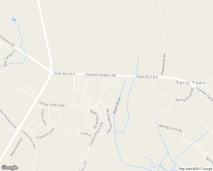 map of restaurants, bars, coffee shops, grocery stores, and more near 107 Orleans Court in Moncks Corner