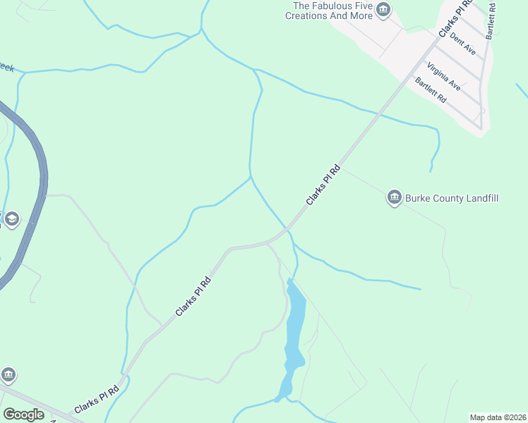 map of restaurants, bars, coffee shops, grocery stores, and more near 559 Clarks Place Road in Waynesboro