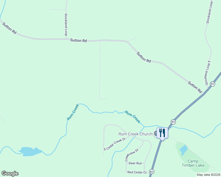 map of restaurants, bars, coffee shops, grocery stores, and more near 735 Sutton Road in Forsyth