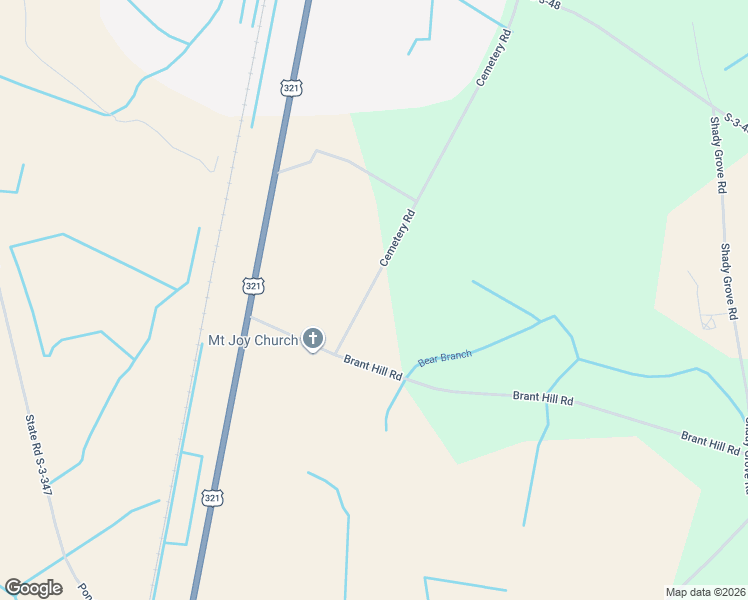 map of restaurants, bars, coffee shops, grocery stores, and more near 3545 Cemetery Road in Ulmer