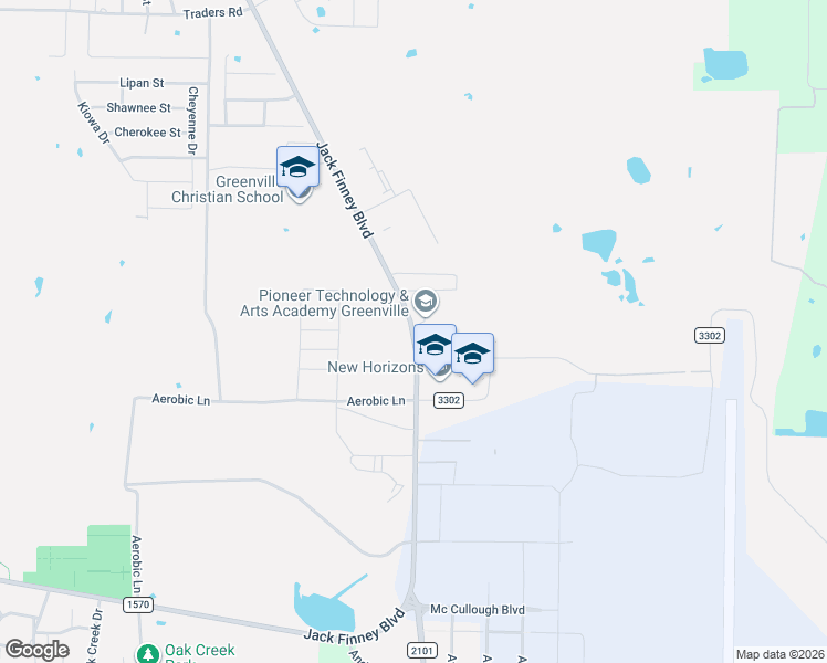 map of restaurants, bars, coffee shops, grocery stores, and more near 200 Aerobic Lane in Greenville