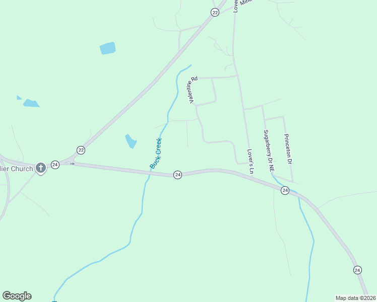 map of restaurants, bars, coffee shops, grocery stores, and more near 151 Garden Terrace in Milledgeville