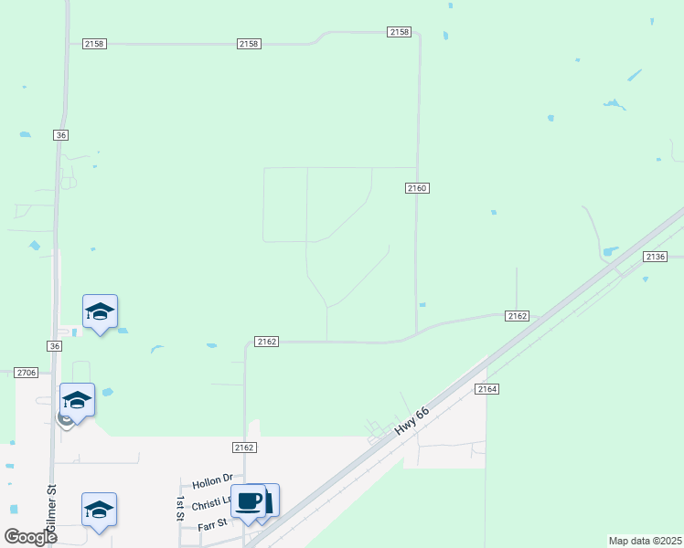 map of restaurants, bars, coffee shops, grocery stores, and more near in Caddo Mills