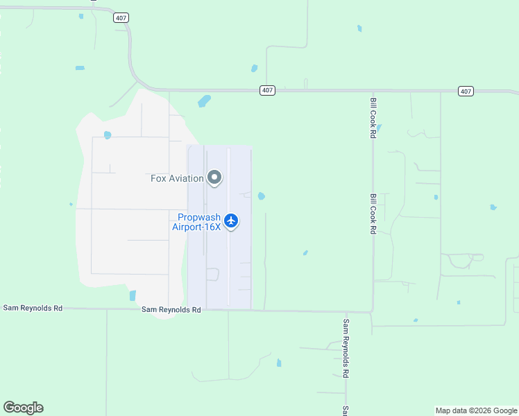 map of restaurants, bars, coffee shops, grocery stores, and more near 15655 Cessna Road in Justin