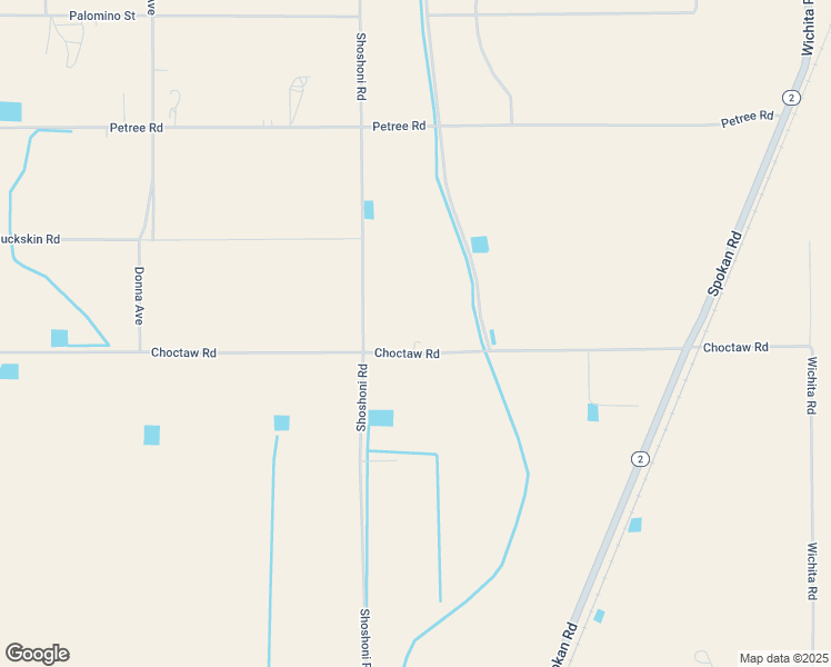 map of restaurants, bars, coffee shops, grocery stores, and more near 513 Choctaw Road in Hagerman