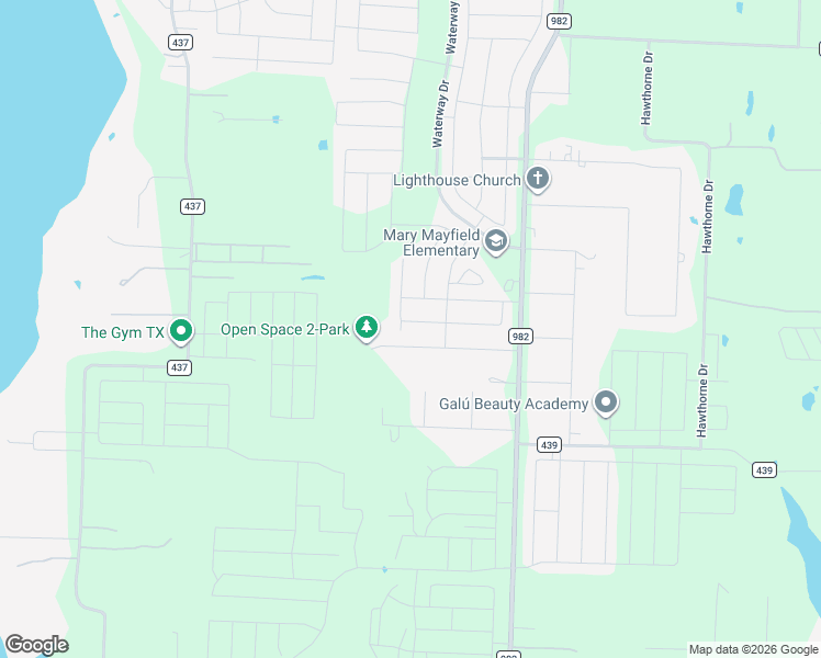 map of restaurants, bars, coffee shops, grocery stores, and more near 6650 Farm to Market Road 982 in Princeton