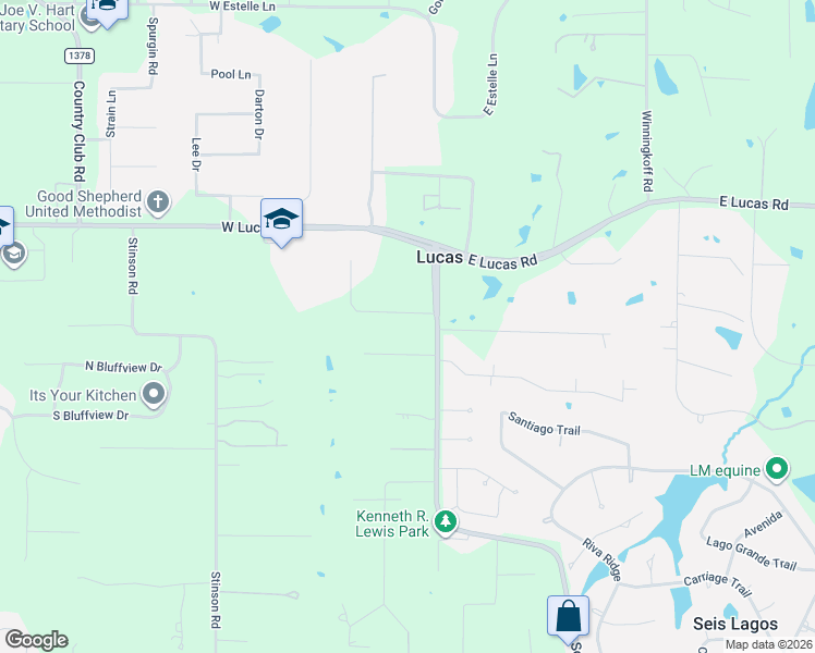 map of restaurants, bars, coffee shops, grocery stores, and more near 2 Prado Verde Drive in Allen