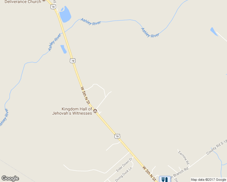 map of restaurants, bars, coffee shops, grocery stores, and more near 3488 West 5th North Street in Summerville