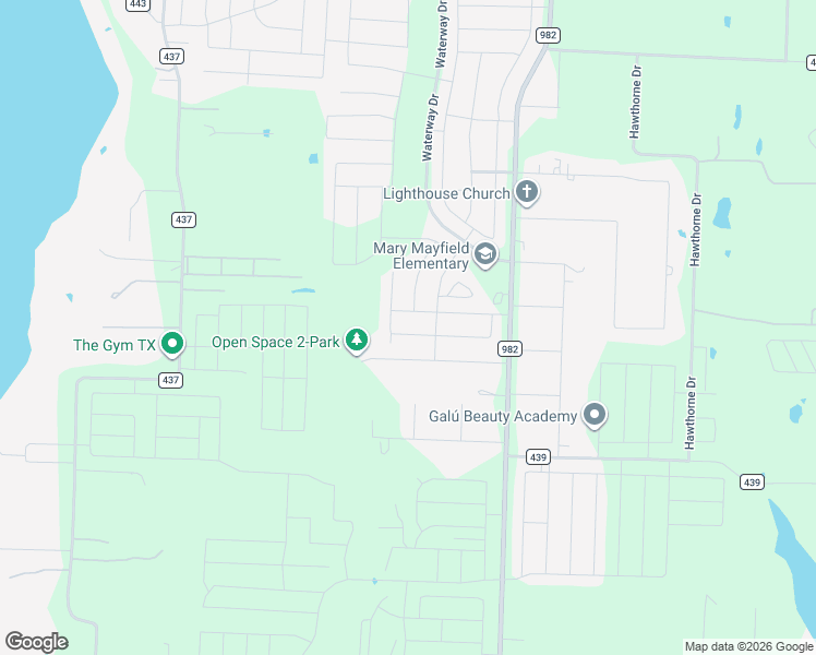 map of restaurants, bars, coffee shops, grocery stores, and more near 6650 Farm to Market Road 982 in Princeton