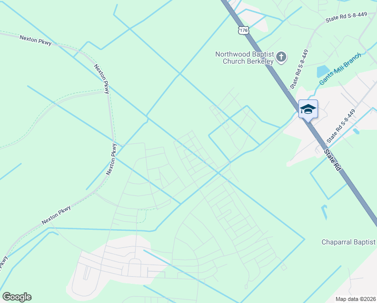 map of restaurants, bars, coffee shops, grocery stores, and more near 608 Southview Lane in Summerville