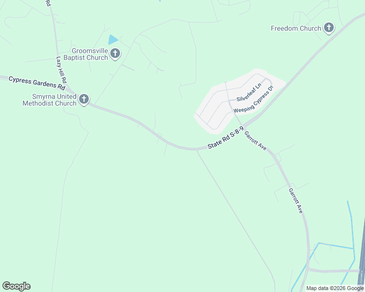 map of restaurants, bars, coffee shops, grocery stores, and more near 943 Cypress Gardens Road in Moncks Corner