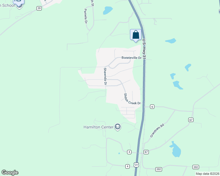 map of restaurants, bars, coffee shops, grocery stores, and more near 151 Creek Run Way in Calera