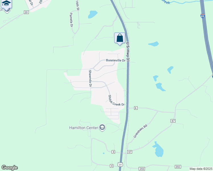 map of restaurants, bars, coffee shops, grocery stores, and more near 301 Creek Run Circle in Calera