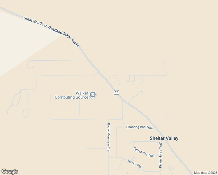 map of restaurants, bars, coffee shops, grocery stores, and more near 835 Wells Fargo Trail in Julian