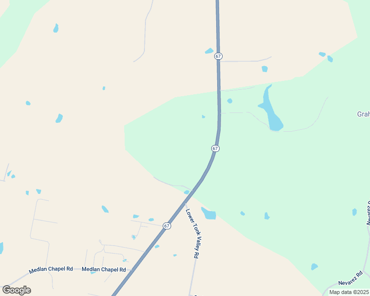 map of restaurants, bars, coffee shops, grocery stores, and more near 1200 Texas 67 in Graham